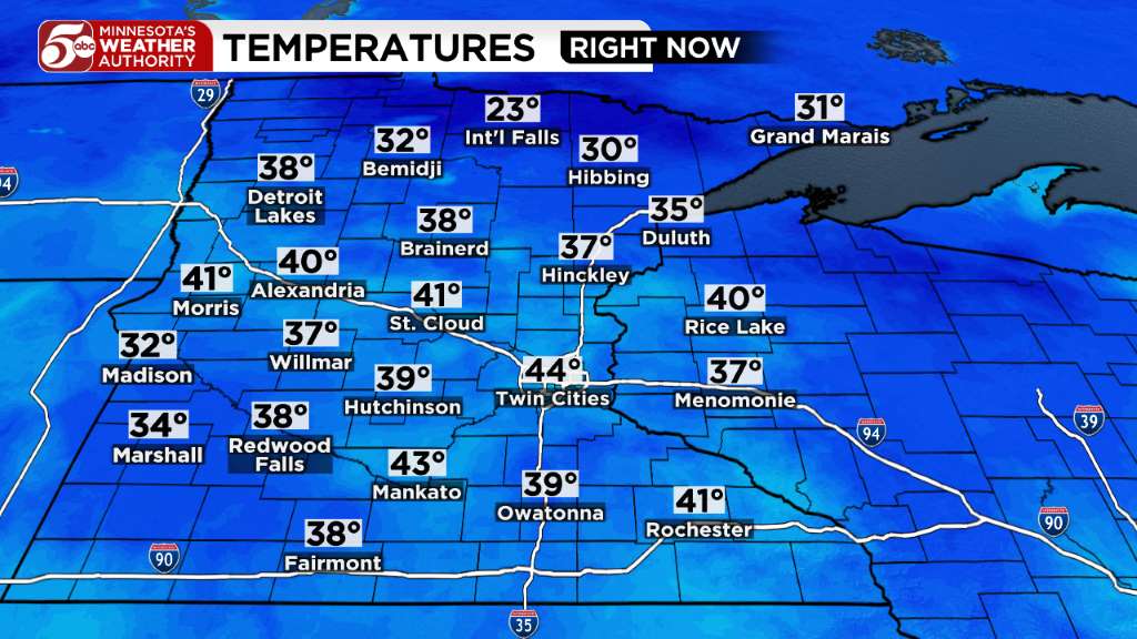 Thursday weather: Mostly sunny and cool temps — KSTP 5 — Gopher